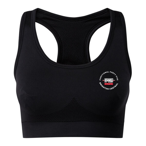 F45  - Women's Seamless '3D Fit Sculpt Solid Colour Bra Thumbnail